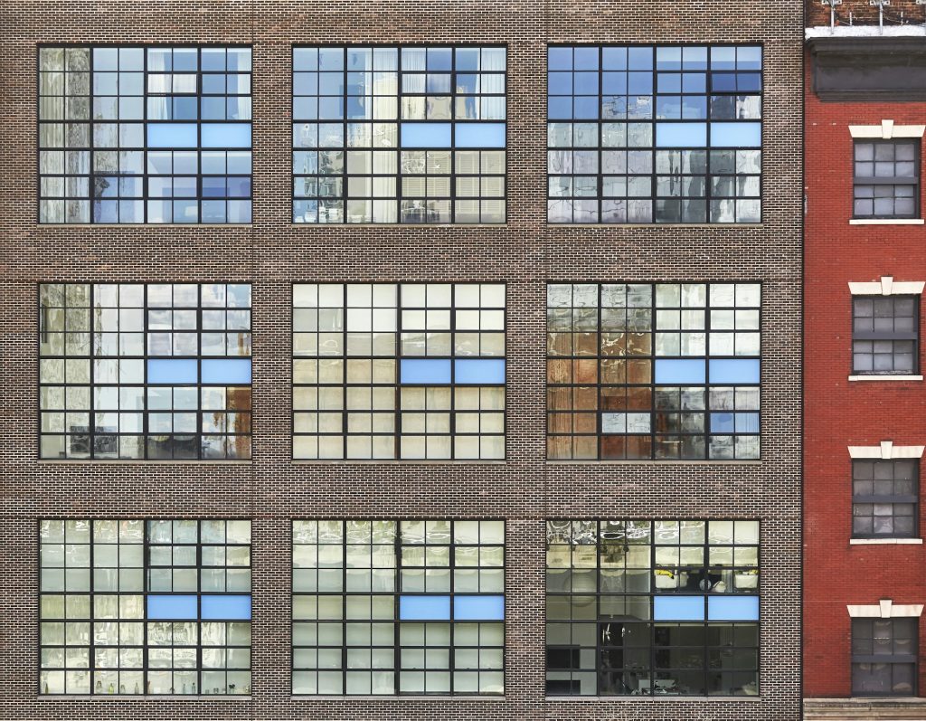 Facade of a building in downtown New York